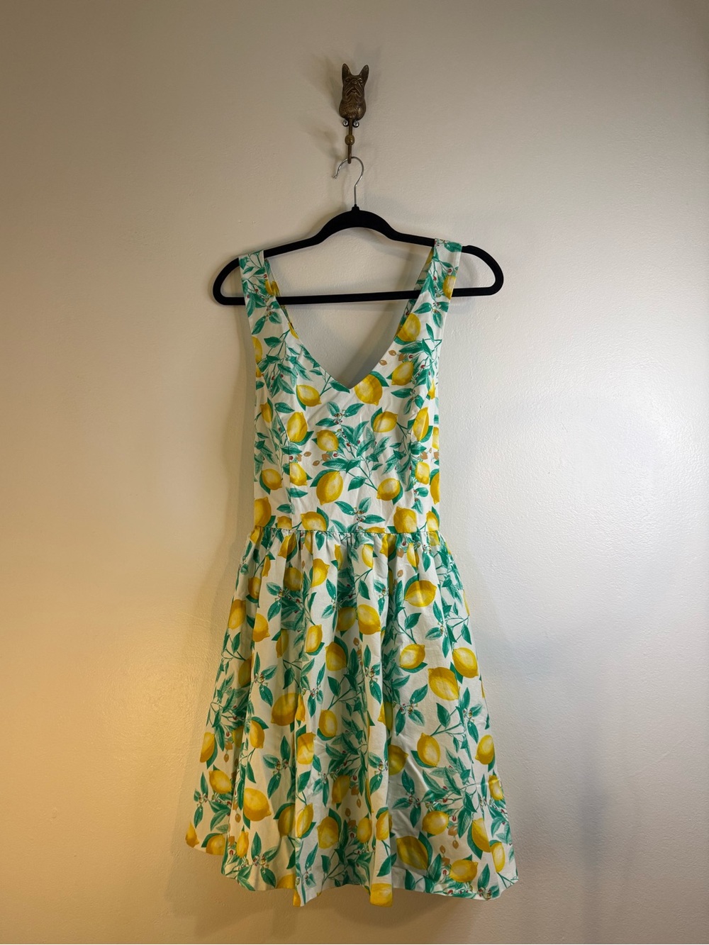 Elle Lemon Print Summer Dress